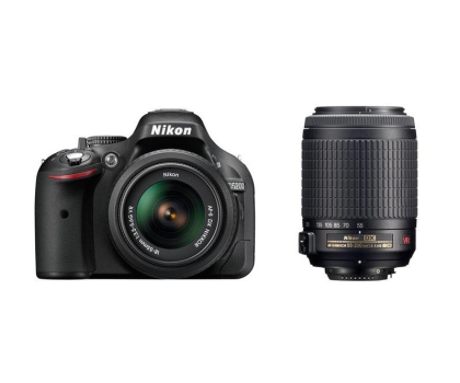 Aparat Nikon D5200 18-55VR + 55-200VR